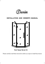 Preview for 1 page of Turin Tampa Installation And Owner'S Manual