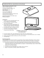 Предварительный просмотр 13 страницы Turin TU005S Installation Use And Care Manual