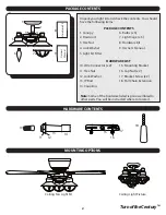 Предварительный просмотр 2 страницы Turn of the century 20564 Owner'S Manual