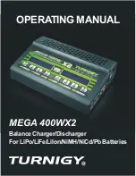 Turnigy MEGA 400WX2 Operating Manual preview