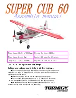 Turnigy Super Cub 60 Assembly Manual preview