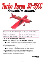 Preview for 1 page of Turnigy Turbo Raven 30-35CC Assemble Manual