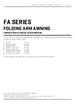 Preview for 3 page of Turnils FA 22 Installation Manual