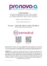 Предварительный просмотр 16 страницы TurnMedical Pronova-O2 Quick Reference Manual