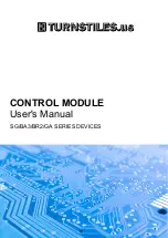 Turnstiles BA3 Series User Manual предпросмотр