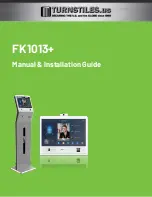 Предварительный просмотр 1 страницы Turnstiles FK1013+ Manual & Installation Manual