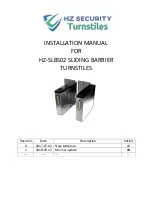 Turnstiles HZ-SLBS02 Installation Manual preview