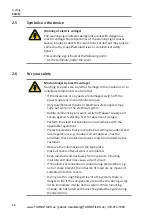 Preview for 14 page of Turnstiles mWing Operating Instructions Manual