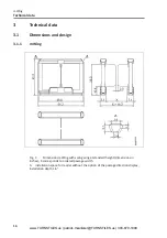 Предварительный просмотр 16 страницы Turnstiles mWing Operating Instructions Manual