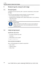 Preview for 28 page of Turnstiles mWing Operating Instructions Manual