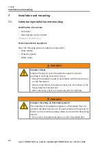 Предварительный просмотр 34 страницы Turnstiles mWing Operating Instructions Manual