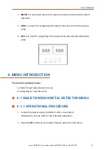 Preview for 21 page of Turnstiles OMD22 User Manual