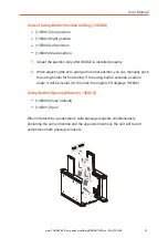 Preview for 34 page of Turnstiles OMD22 User Manual