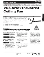 TURNTIDE VES-Artex INDC60ODP Operating Instructions Manual preview