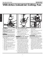 Preview for 2 page of TURNTIDE VES-Artex INDC60ODP Operating Instructions Manual