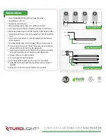 Предварительный просмотр 2 страницы Turo Light VIV-T8BPSP4/9W/35/F Installation Manual