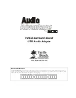 Turtle Beach Audio Advantage micro User Manual preview