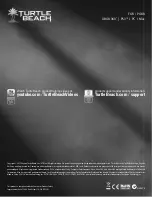 Preview for 1 page of Turtle Beach Black Ops II Sierra User Manual