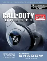 Preview for 1 page of Turtle Beach Call of Duty Ghosts User Manual