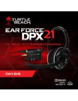 Предварительный просмотр 1 страницы Turtle Beach Ear Force DPX21 User Manual