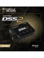 Turtle Beach Ear Force DSS2 User Manual preview