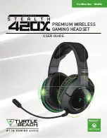 Turtle Beach EAR FORCE STEALTH 420X User Manual preview