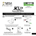 Turtle Beach Ear Force X12 Quick Start Manual preview