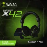 Предварительный просмотр 1 страницы Turtle Beach Ear Force X42 User Manual