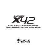 Предварительный просмотр 2 страницы Turtle Beach Ear Force X42 User Manual