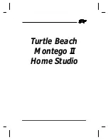 Preview for 1 page of Turtle Beach Montego II User Manual