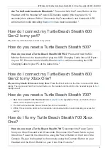 Предварительный просмотр 3 страницы Turtle Beach Stealth 600 Faq