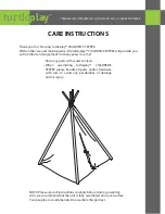 Turtleplay TPE0080213010 Care Instructions preview