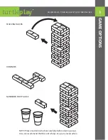 Preview for 2 page of Turtleplay TUMBLE BLOCK SET WITH CARRYING CASE Care Instructions