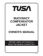 Preview for 1 page of Tusa B.C.J. Owner'S Manual