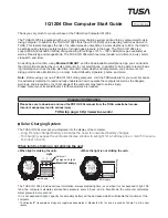 Предварительный просмотр 1 страницы Tusa IQ 1204 Start Manual