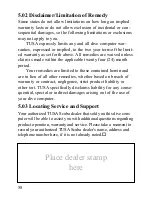 Preview for 58 page of Tusa Platina IQ-600 Instruction Manual