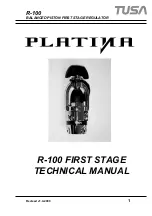 Preview for 1 page of Tusa PLATINA R-100 Technical Manual