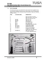 Preview for 4 page of Tusa PLATINA R-100 Technical Manual