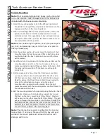 Preview for 3 page of Tusk KTM 690 Installation Instructions And Information Manual