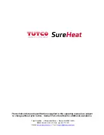 Предварительный просмотр 10 страницы Tutco SureHeat F068462 Operating Manual