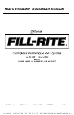 Предварительный просмотр 25 страницы Tuthill Fill-Rite 900 Series Owners Installation, Operation, And Safety Manual