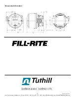 Предварительный просмотр 8 страницы Tuthill FILL-RITE TN700 Series Owners Installation, Operation, And Safety Manual