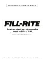 Предварительный просмотр 17 страницы Tuthill FILL-RITE TN700 Series Owners Installation, Operation, And Safety Manual