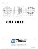 Preview for 32 page of Tuthill FILL-RITE TN700 Series Owners Installation, Operation, And Safety Manual