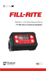 Предварительный просмотр 25 страницы Tuthill FILL-RITE TT10AN Operation And Safety Manual