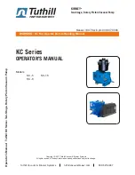 Предварительный просмотр 1 страницы Tuthill KINNEY KC Series Operator'S Manual