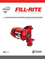 Tuthill nextec FILL-RITE NX25-120 Series Installation And Operation Manual предпросмотр