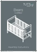 Tutti Bambini Bears Assembly Instructions Manual предпросмотр