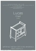 Preview for 2 page of Tutti Bambini Lucas Chest 211439 Assembly Instructions Manual