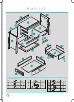 Preview for 4 page of Tutti Bambini Lucas Chest 211439 Assembly Instructions Manual